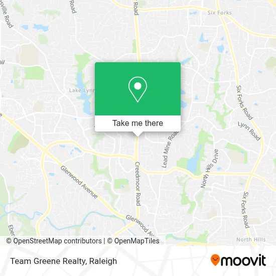 Team Greene Realty map