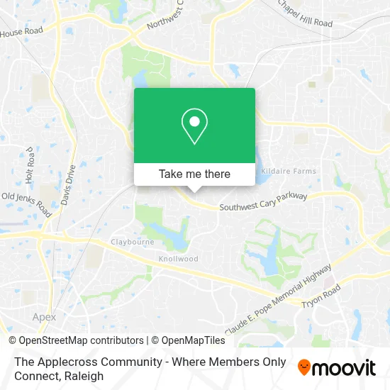 The Applecross Community - Where Members Only Connect map