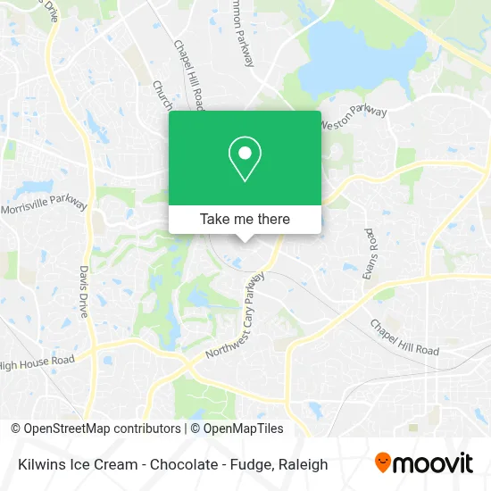 Kilwins Ice Cream - Chocolate - Fudge map