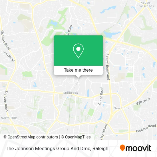 The Johnson Meetings Group And Dmc map