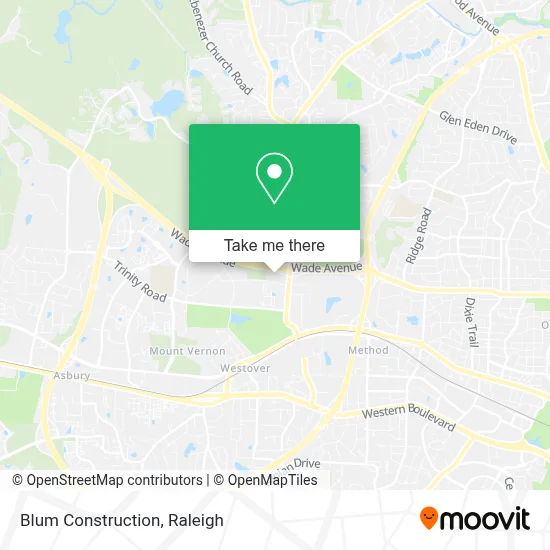 Blum Construction map