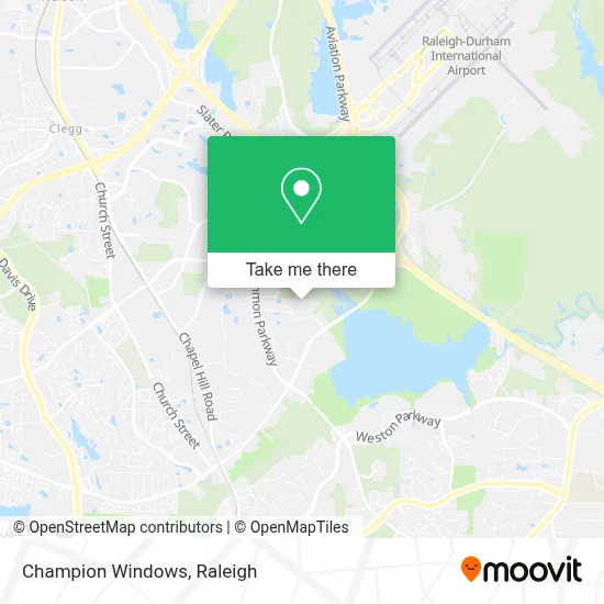 Champion Windows map