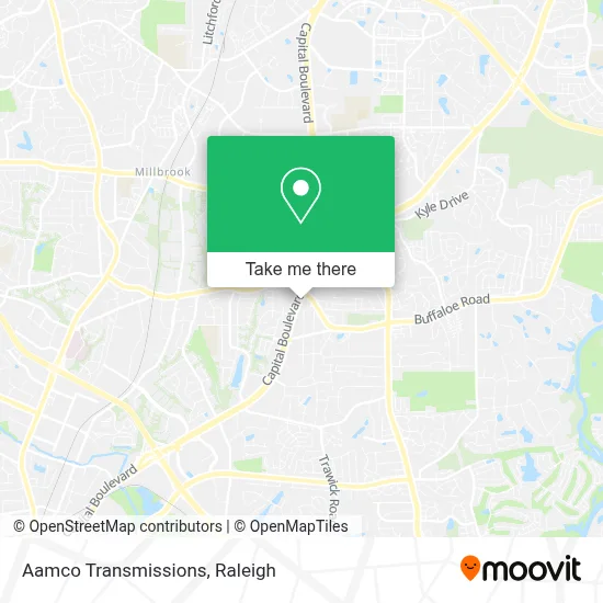 Aamco Transmissions map
