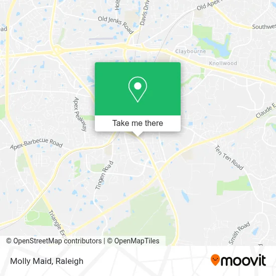 Molly Maid map