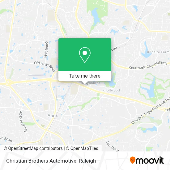 Christian Brothers Automotive map