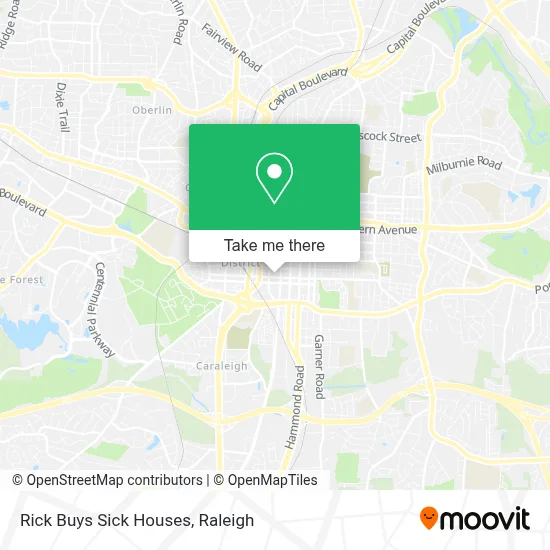 Rick Buys Sick Houses map