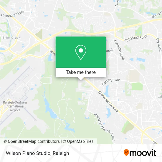 Wilson Piano Studio map
