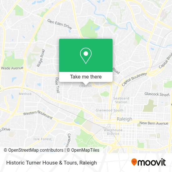 Historic Turner House & Tours map