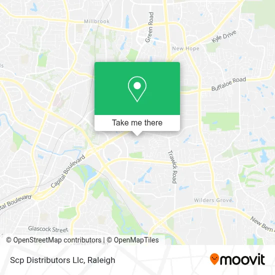 Scp Distributors Llc map