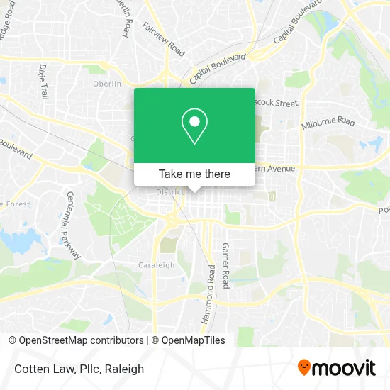 Cotten Law, Pllc map