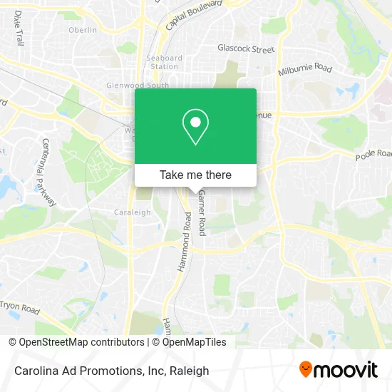 Carolina Ad Promotions, Inc map