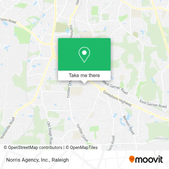 Norris Agency, Inc. map