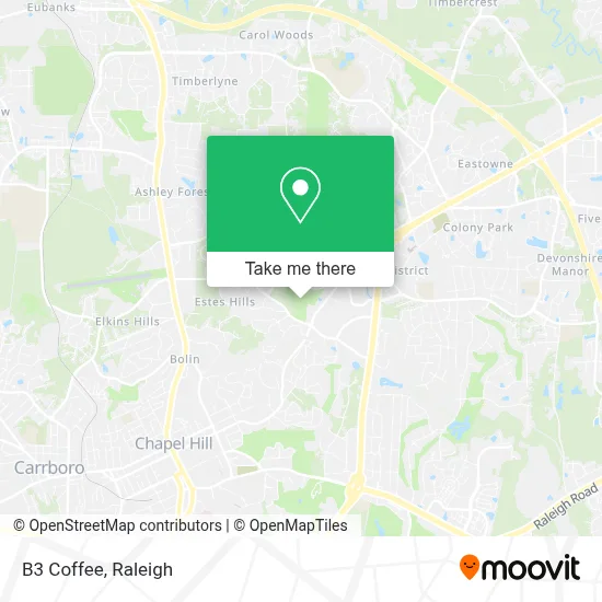 B3 Coffee map