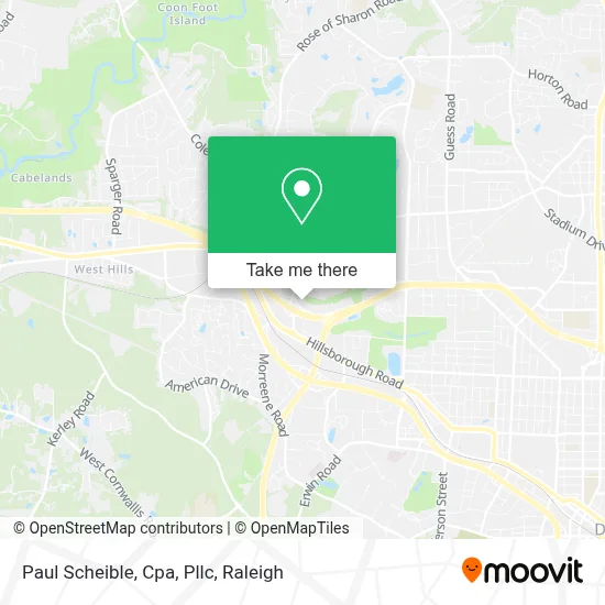 Paul Scheible, Cpa, Pllc map
