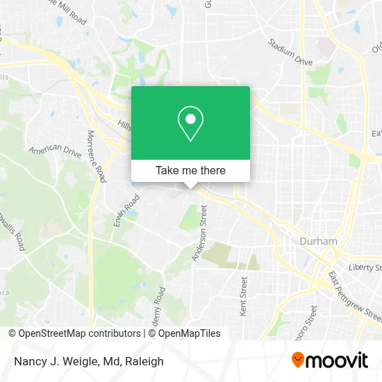 Nancy J. Weigle, Md map