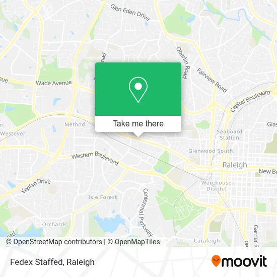 Fedex Staffed map