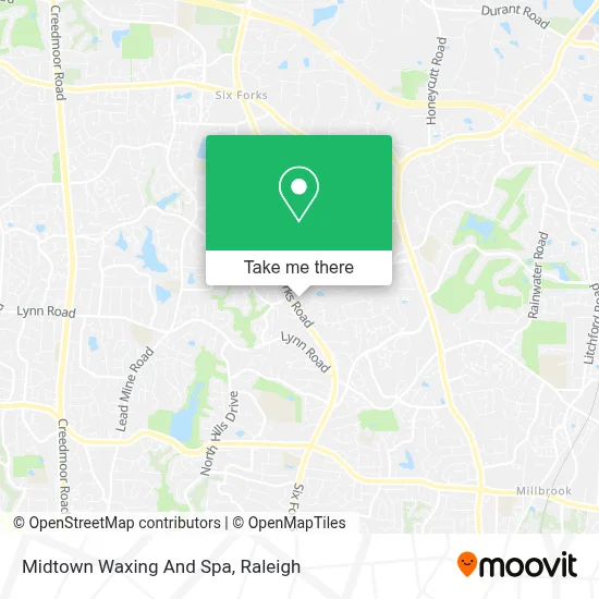 Midtown Waxing And Spa map
