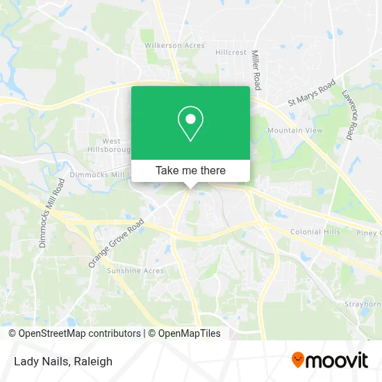 Lady Nails map