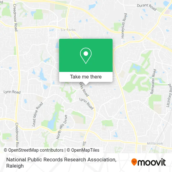 National Public Records Research Association map