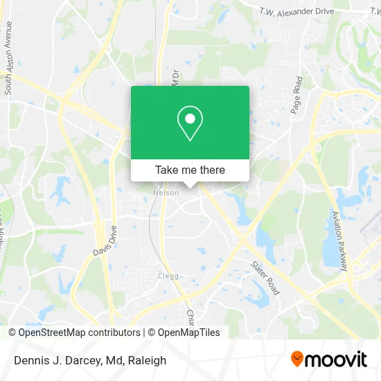 Dennis J. Darcey, Md map
