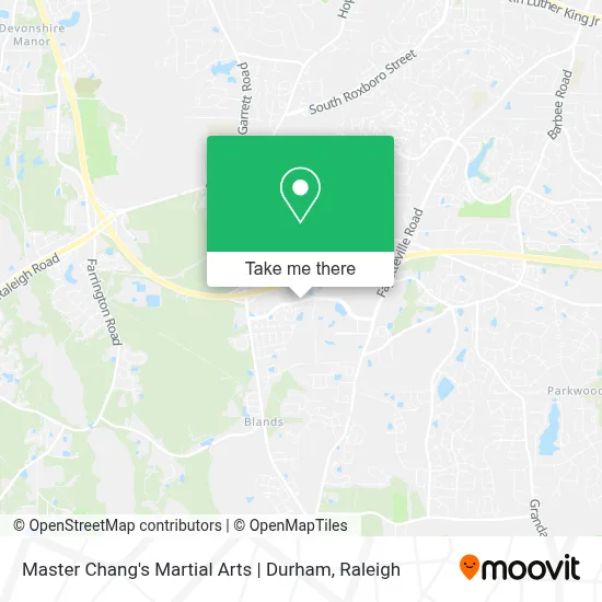 Master Chang's Martial Arts | Durham map
