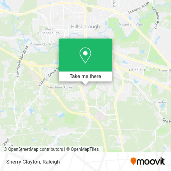 Sherry Clayton map