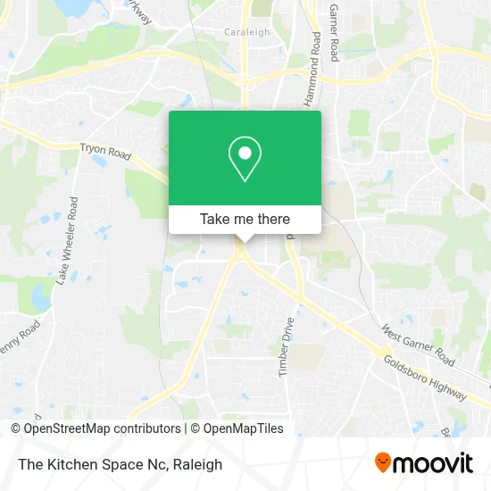 The Kitchen Space Nc map