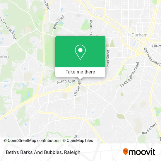 Beth's Barks And Bubbles map
