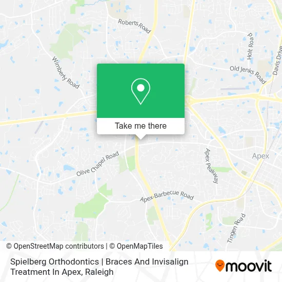 Spielberg Orthodontics | Braces And Invisalign Treatment In Apex map