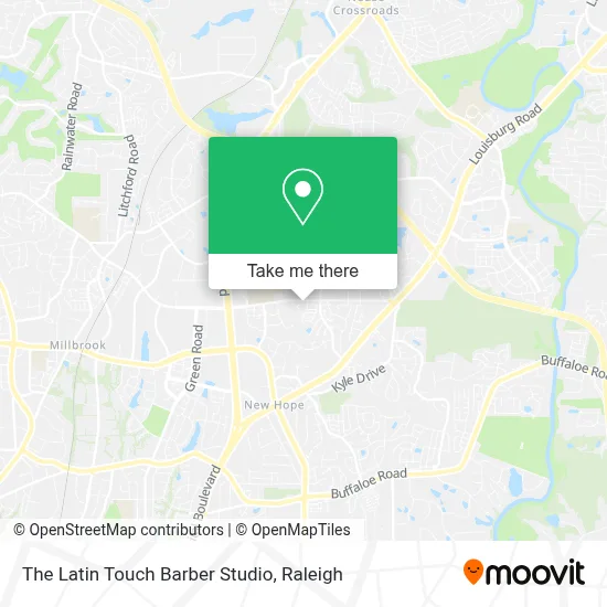 The Latin Touch Barber Studio map