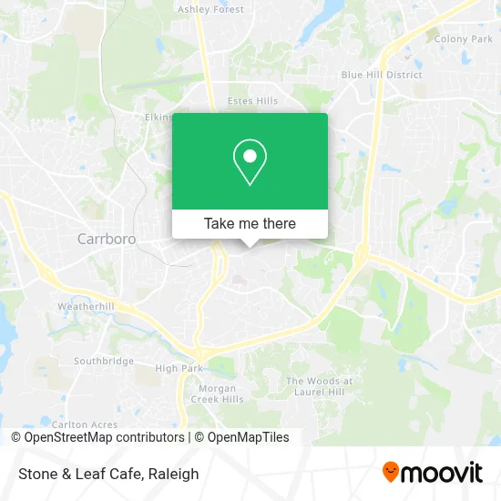 Stone & Leaf Cafe map