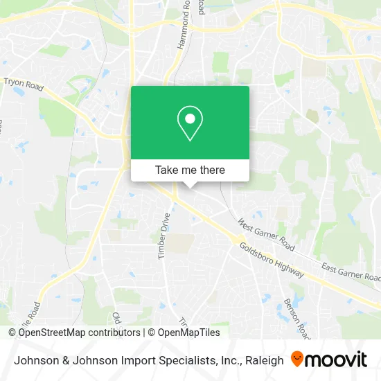 Johnson & Johnson Import Specialists, Inc. map