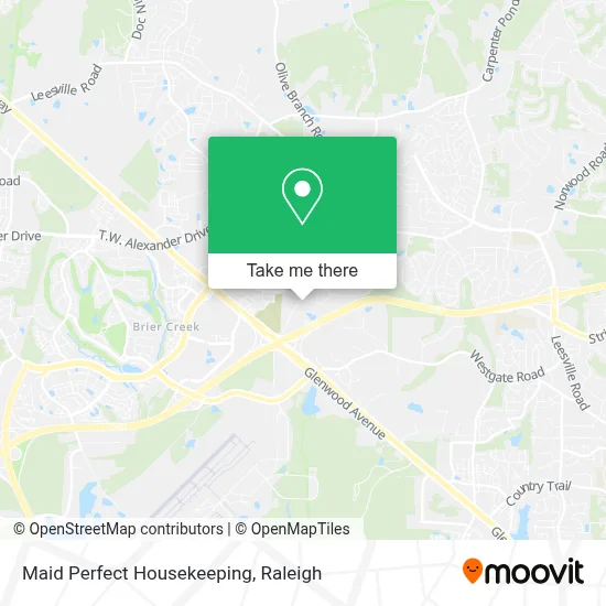 Maid Perfect Housekeeping map