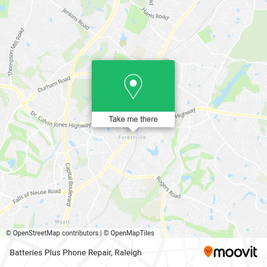 Batteries Plus Phone Repair map