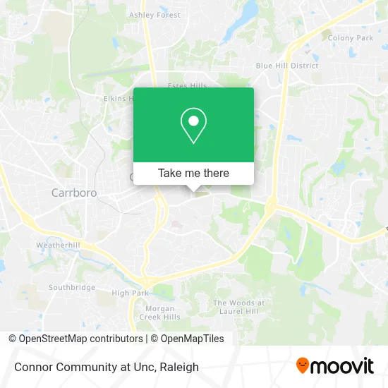Connor Community at Unc map