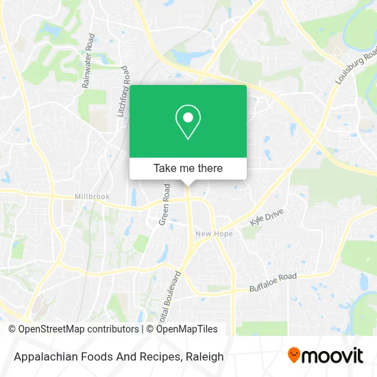 Appalachian Foods And Recipes map