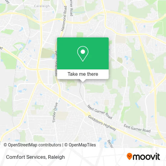 Comfort Services map