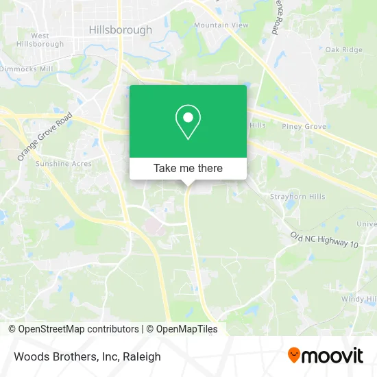 Woods Brothers, Inc map