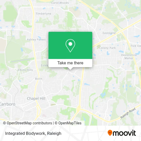 Integrated Bodywork map