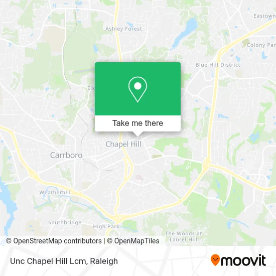 Unc Chapel Hill Lcm map