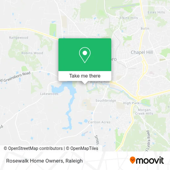 Rosewalk Home Owners map