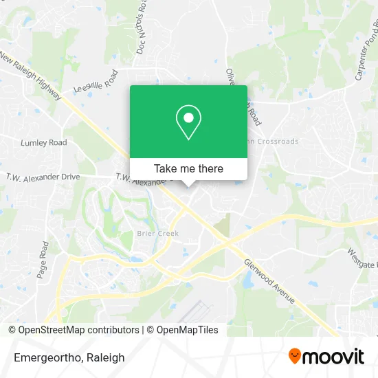 Emergeortho map