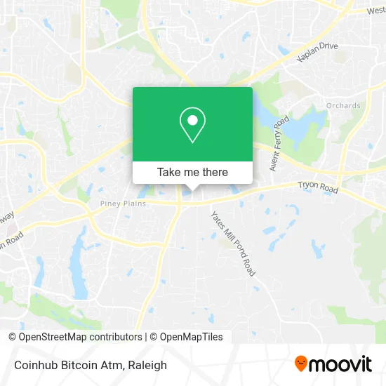 Coinhub Bitcoin Atm map