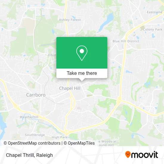 Chapel Thrill map