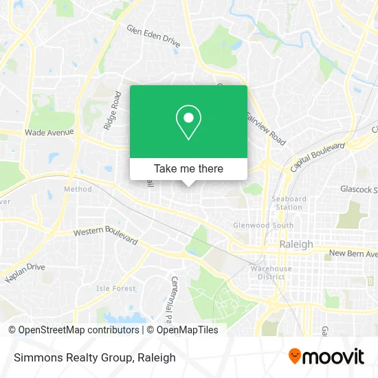 Simmons Realty Group map