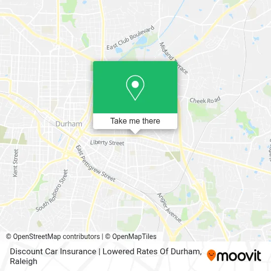 Discount Car Insurance | Lowered Rates Of Durham map