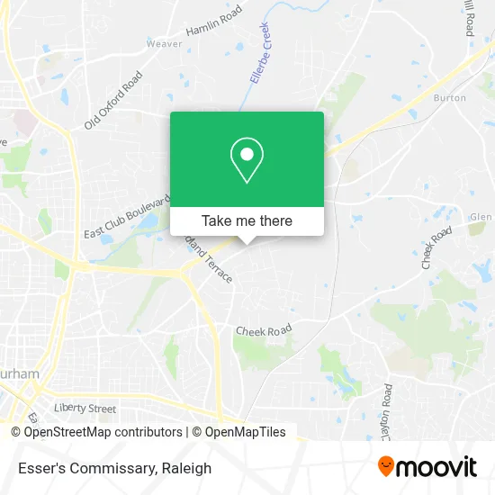 Esser's Commissary map