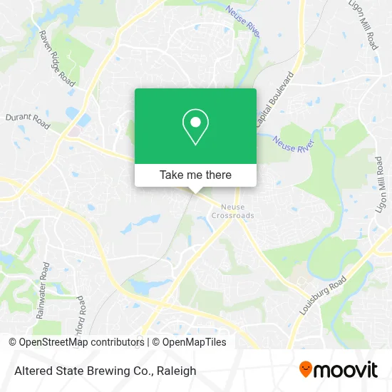 Altered State Brewing Co. map