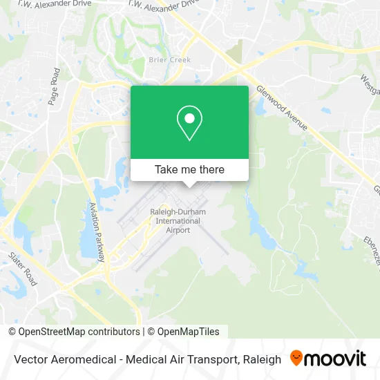 Vector Aeromedical - Medical Air Transport map