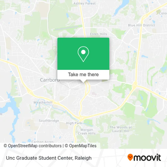 Unc Graduate Student Center map